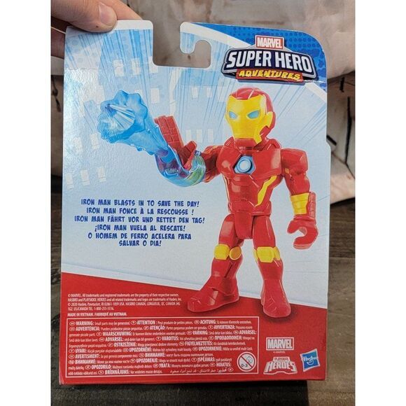 Marvel Super Heroes Adventures Iron Man 2020 hasbro toy figure - Picture 4 of 7
